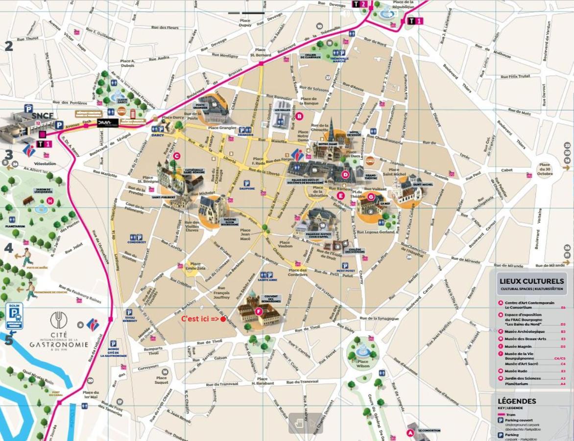 Apartamento Belle Vue Centre-ville Historique De Dijon.
